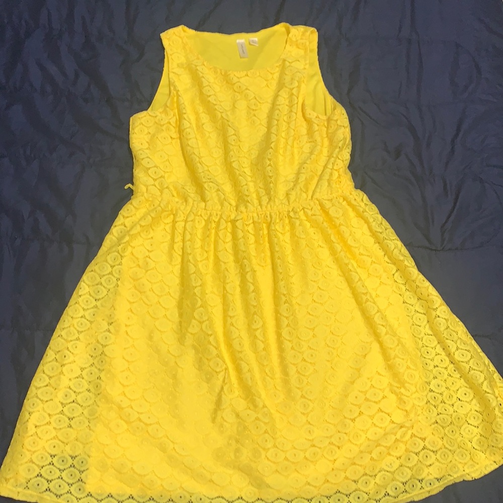 Girly Summer Yellow Dress